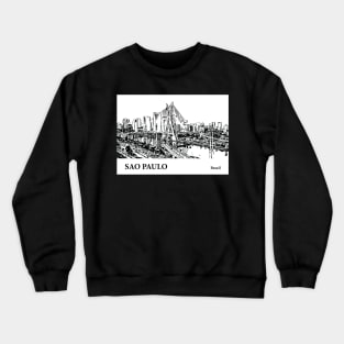 Sao Paulo Brazil Crewneck Sweatshirt